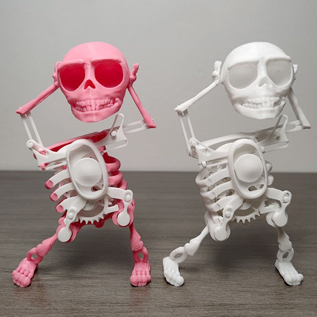 Elevate your decor and de-stress with our Mini Lucky Skull— a 3D printed toy, uniquely customized with a funny style, serving as both a finished product and a decompression tool.