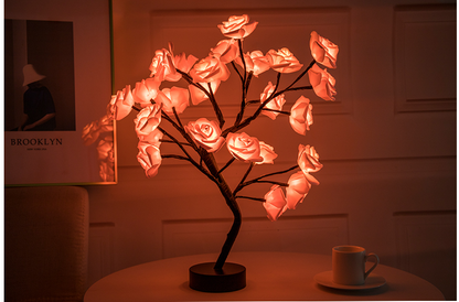 Rose Flower Lamp USB Operated LED Table Lamp