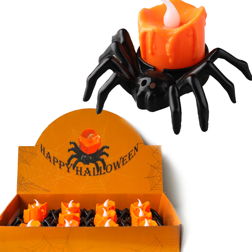 Halloween Festival Atmosphere Creative Spider Candlestick