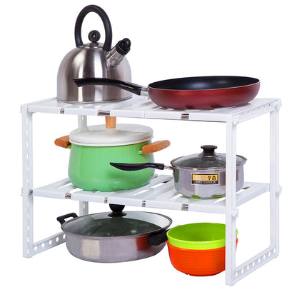 Kitchen shelf retractable shelf