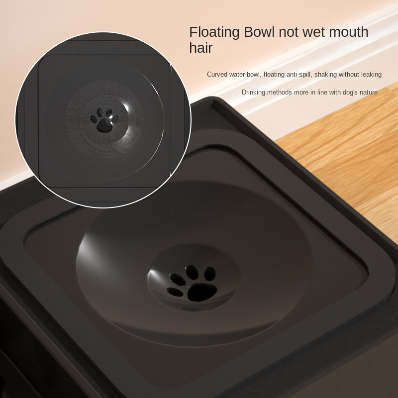 Dog Double Stainless Adjustable Food Bowls