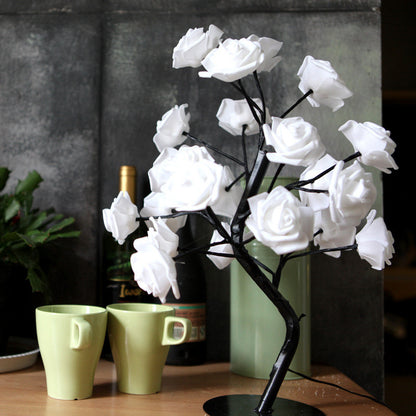 Rose Flower Lamp USB Operated LED Table Lamp