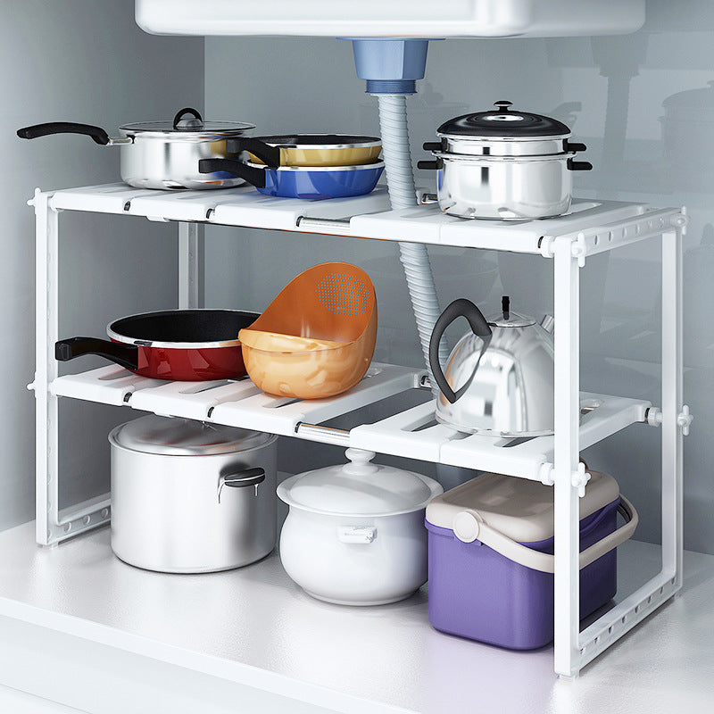 Kitchen shelf retractable shelf