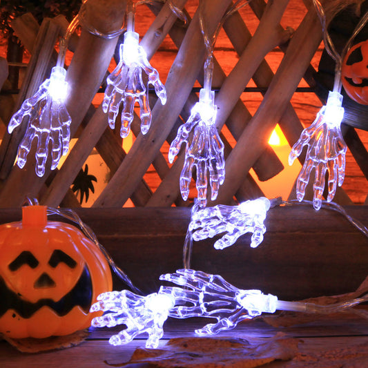 Hand Light String Party Skeleton  Colored Light For Home