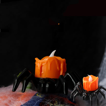 Halloween Festival Atmosphere Creative Spider Candlestick