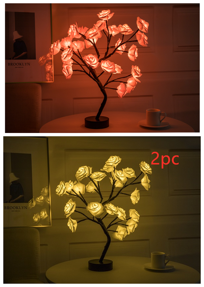 Rose Flower Lamp USB Operated LED Table Lamp