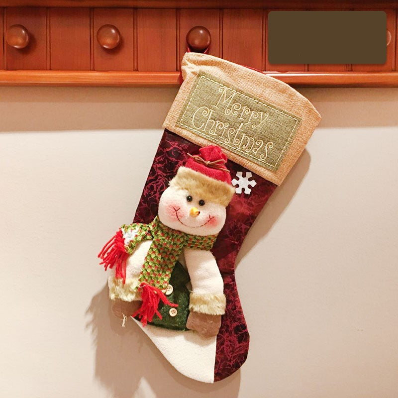 Christmas decoration gift stocking