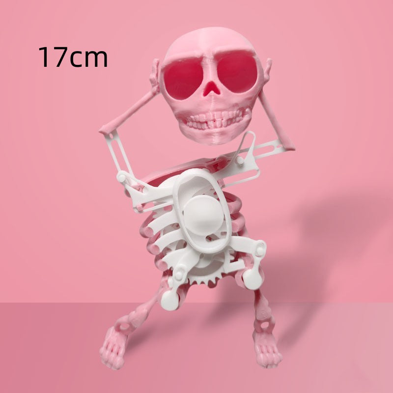 Elevate your decor and de-stress with our Mini Lucky Skull— a 3D printed toy, uniquely customized with a funny style, serving as both a finished product and a decompression tool.