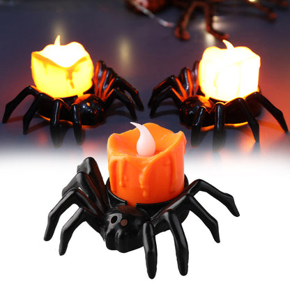 Halloween Festival Atmosphere Creative Spider Candlestick