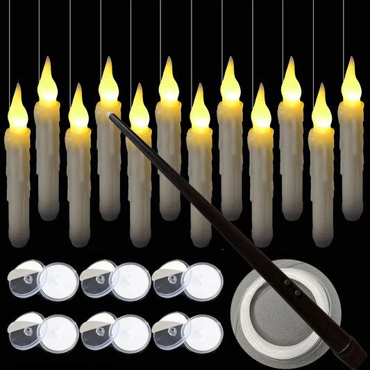 Suspension Magic Wand Candle Light Halloween Lamps