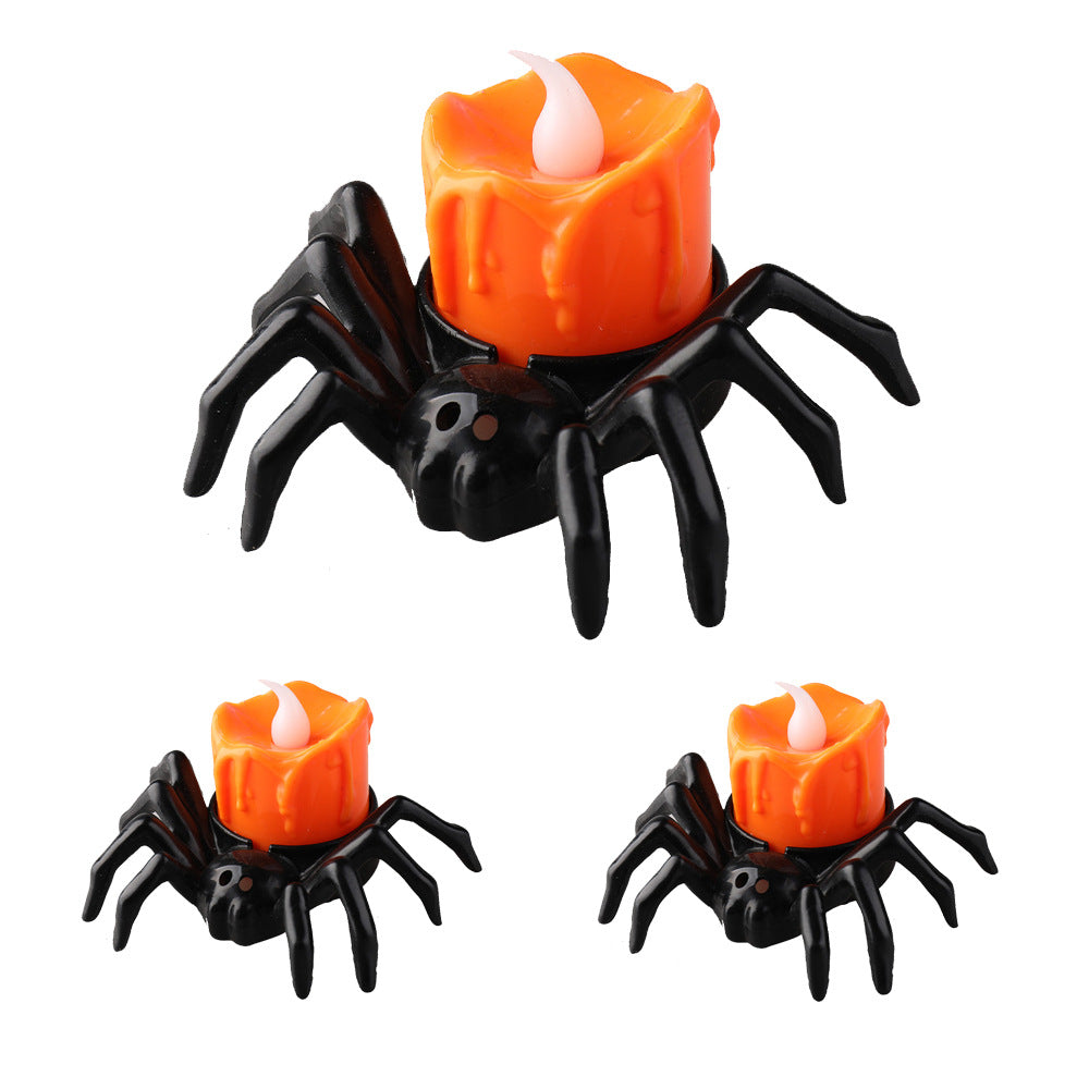 Halloween Festival Atmosphere Creative Spider Candlestick