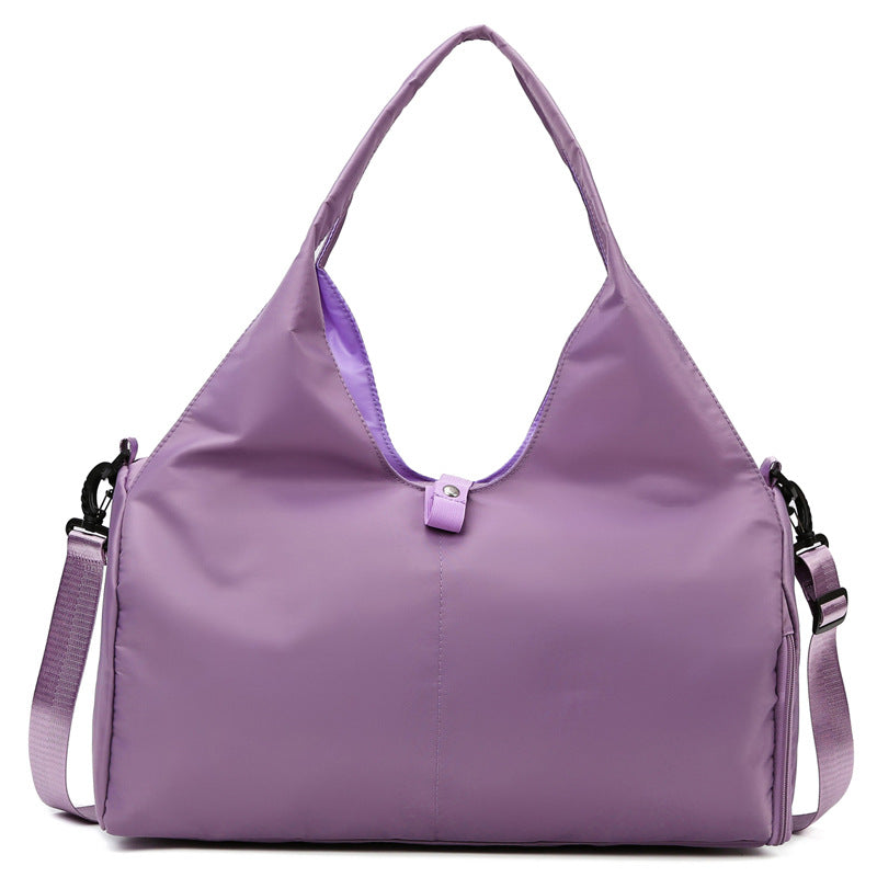 Yogini's Dream: Stylish Yoga Bag with Wet-Dry Separation, Spacious Storage, and Mat Holder