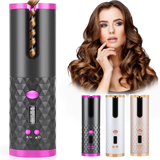 Rechargeable Portable  Automatic Hair Curler For Women